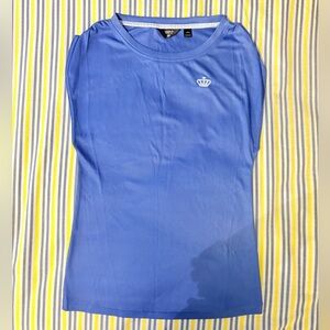NWOT Adidas Original Sleeveless T-Shirt with metallic fabric